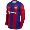 Officiële Voetbalshirt FC Barcelona Gavi 6 Thuis 2023-24 Lange Mouw - Heren